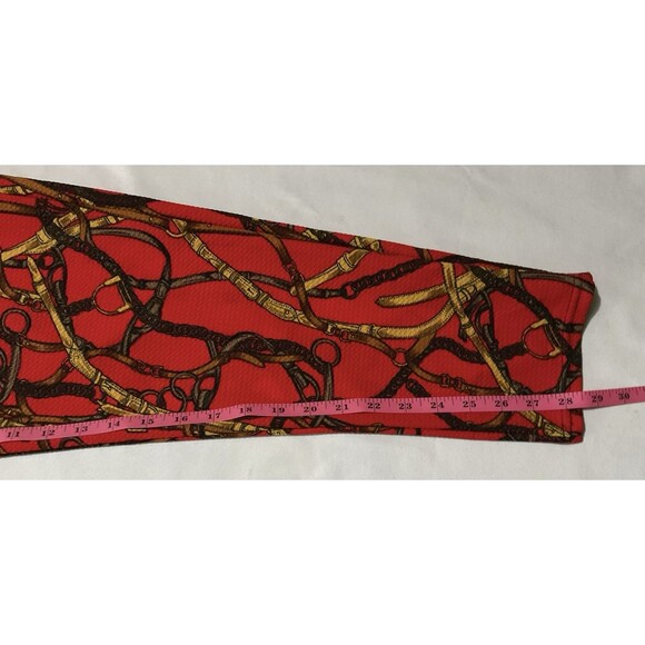 Fashion Design Women’s Print Pants Size XL/XXL, Red - Picture 8 of 8